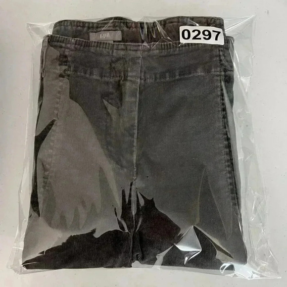 J Jill Pants Womens Size12 Corduroy Straight Leg Gray Corduroy Academia Preppy - Picture 16 of 16